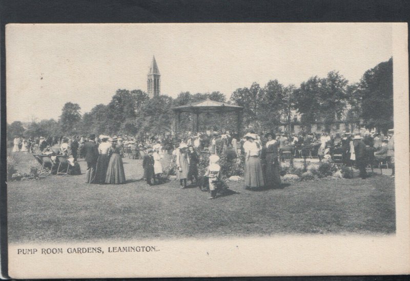 Warwickshire Postcard - Pump Room Gardens, Leamington      RS14912