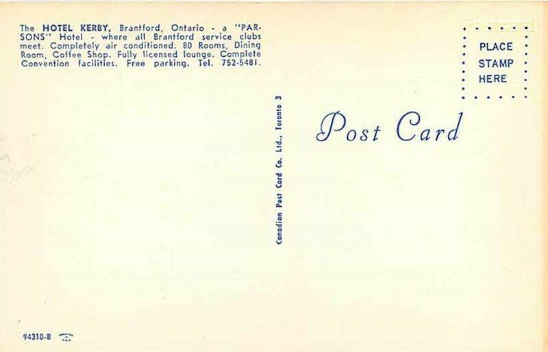 Canada, Ontario, Bradford, Hotel Kerby, Multi View, Canadian Post Card No 94310B