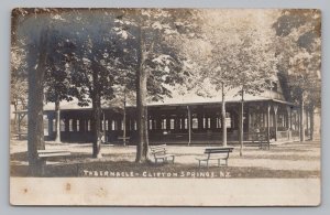 Clifton Springs New York NY, Tabernacle, RPPC Photo Postcard  P6