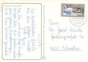 Postcard Germany Faistenoy Allgau picturesque area