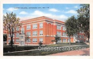 Junior College Jefferson City, MO, USA College Postcard