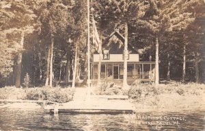 Bethel Maine Hastings Cottage on Lake Real Photo Postcard AA28809