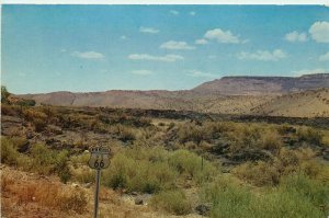 Lava Beds Can Be Seen From US Highway 66 Near Grants New Mexico Vintage Postcard