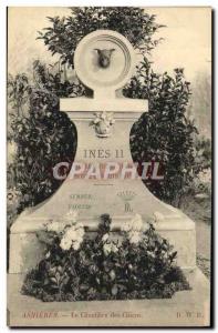 Postcard Old Asnieres Le Cimetiere Des Chiens Ines II Dog