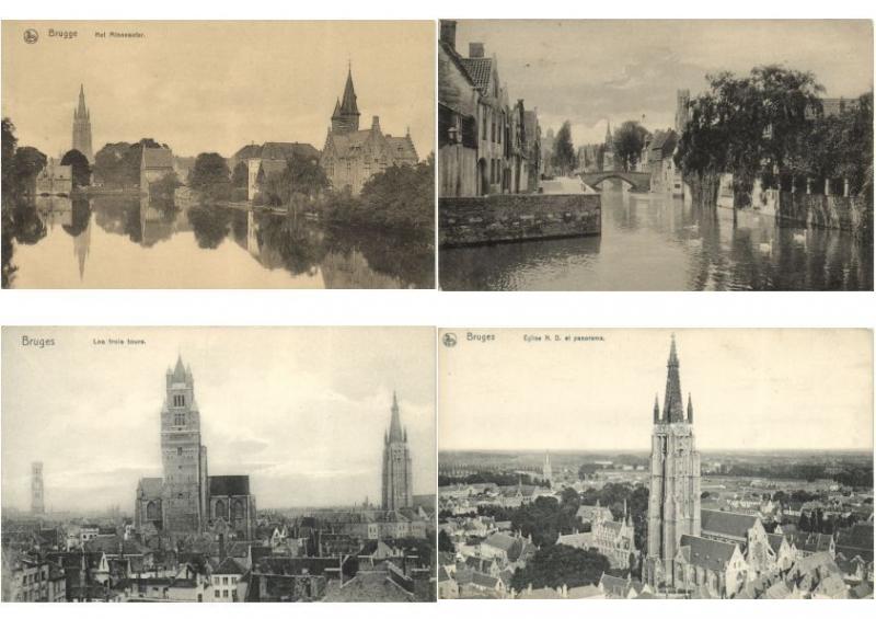 BRUGES BRUGGE BELGIQUE BELGIUM 300 CPA Mostly Pre-1940