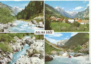 Slovenia Postcard - Views of Dolina Soce - Ref TZ5735