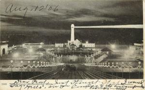 c1906 Postcard; Wonderland, Minneapolis MN Lighthouse Electric Illumination