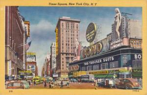 Bond Apparel at Times Square New York City Linen