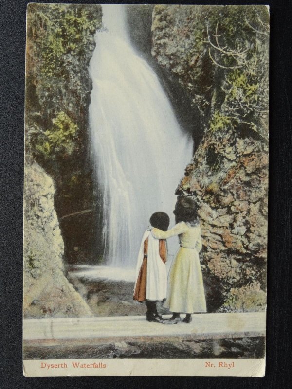 Wales Near Rhyl DYSERTH Waterfalls c1905 Postcard by Woolstone Bros