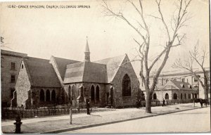 Grace Episcopal Church, Colorado Springs, CO Vintage Postcard D41