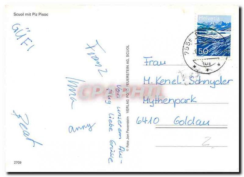 Postcard Modern Allegra Engladina