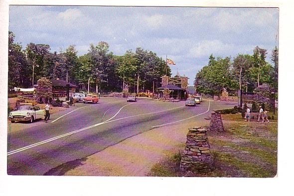 Cars at Entrance, Algonquin Park, Ontario, Fry's Photo