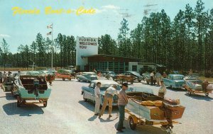 Vintage Postcard 1950's Boat-A-Cade Small Boat Event Cruising Boating Florida