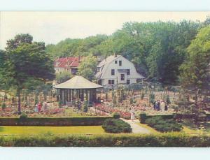 Unused Pre-1980 ROSE GARDEN & PARK SCENE Syracuse New York NY r8651