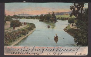 California San Franciso, Rowing on Stow Lake Golcher Gate Park pm1905 - Und/B