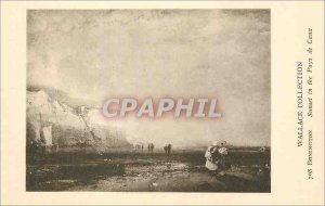 Old Postcard Wallace Collection Bonington Sunset in the Pays de Caux