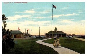 Postcard BUILDING SCENE Newport Rhode Island RI AP7269