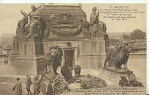 Belgium Postcard - La Tombe D'un Soldat Inconnu Belge Inhume - 1922 - Ref TZ7126