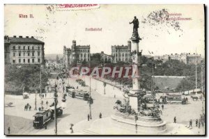 Old Postcard Wien Nordbahnhof Tram