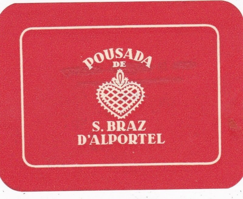 Portugal D'Alportel Pousada De San Braz Luggage Label sk4603