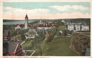 Vintage Postcard 1917 General View Campus Cornell University Ithaca New York NY