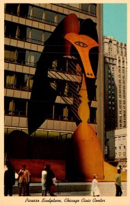 Illinois Chicago Civic Center Picasso Sculpture