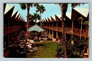 Madeira Beach FL-Florida Bazaar Kiosk International Chrome c1963 Postcard