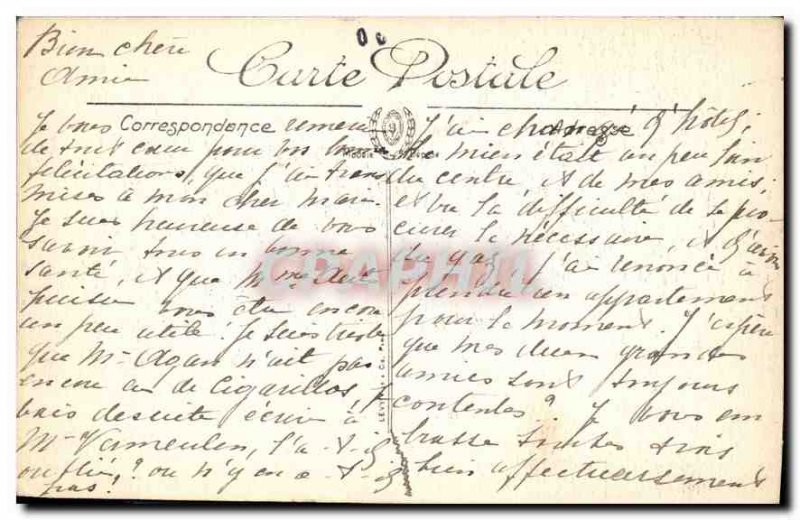 Postcard Old Nice view from the Chateau