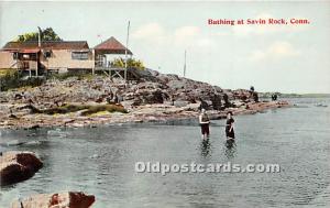 Bathing at Savin Rock Connecticut, CT, USA Unused 