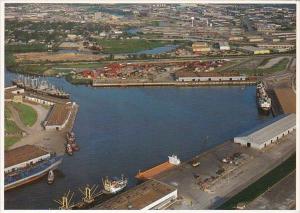 Texas Houston The Port Showing Ship Channel and Turning Basin