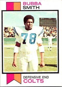 1973 Topps Football Card Bubba Smith Baltimore Colts sk2447