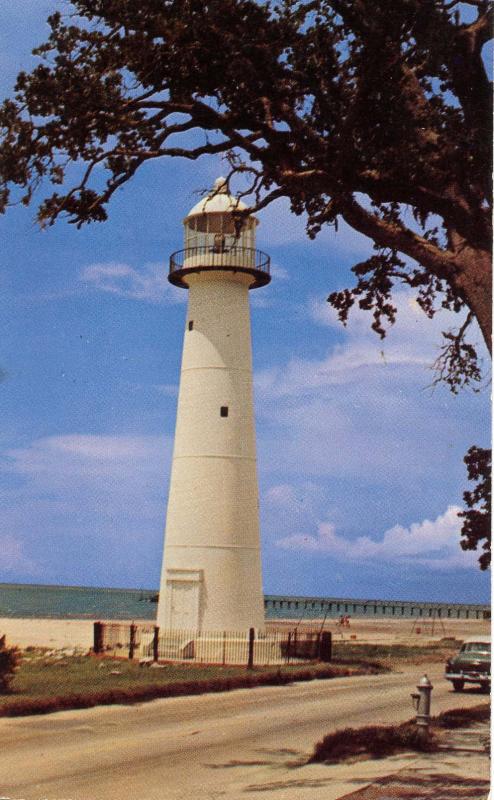 MS - Biloxi. Historic Old Biloxi Light Lighthouse