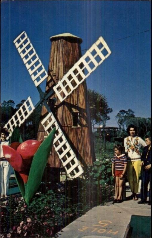 Panama City Beach FL Goof Miniature Golf Course Vintage Postcard #5 gfz