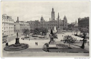 George Square,Cenotaph,and Municipal Buildings Glasgow, Scotland,00-10s