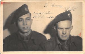 Lot238  real photo military soldier brussels belgium