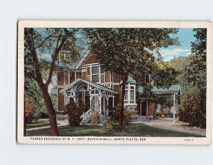 Postcard Former Residence of W. F. Cody (Buffalo Bill), North Platte, Nebraska