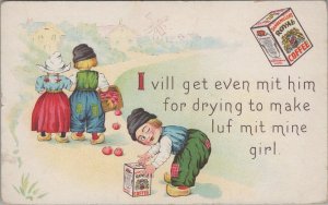 Advertising Postcard Royal Coffee Dutch Children