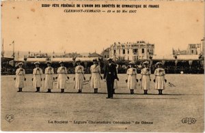 CPA Soc Gymnastique 1907 Clermont-Ferrand Ligure Christoforo Colombo (1274280)