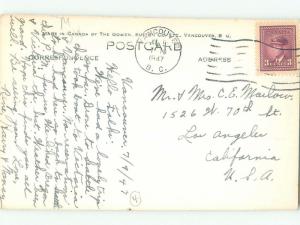 1940's rppc NICE VIEW Vancouver British Columbia BC W0906