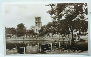 Southbroom Church Wiltshire New Vintage Valentines Series RP Postcard 1930s