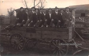 Men in Carriage - Peoria, Illinois IL