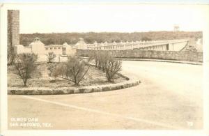 1930s Olmos Dam San Antonio Texas RPPC real photo postcard 9464