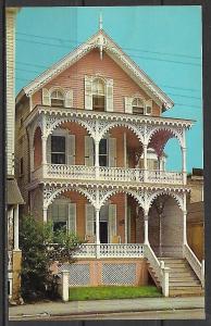 New Jersey, Cape May - Pink House - Gingerbread Design - [NJ-057]