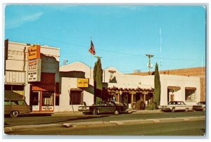 c1950's Municipal Building Classic Cars Roadside Deming New Mexico NM Postcard