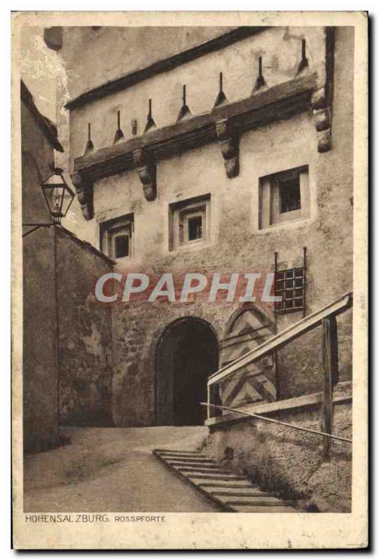 Old Postcard Hohensalzburg Rosspforte