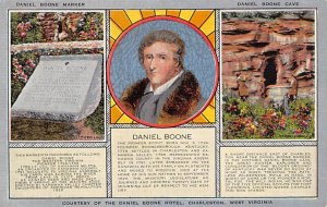 Daniel Boone Marker Charleston, West Virginia USA