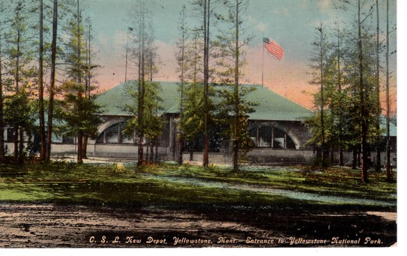 Ohio Short Line New Depot, Yellowstone National Park