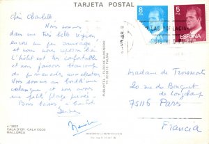 Postcard Modern CALA D'OR - CALA EGOS
MALLORCA