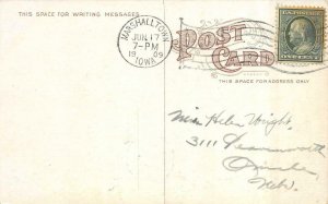 MARSHALLTOWN, Iowa IA    ROGERS SCHOOL 2ND WARD  Marshall County  1909 Postcard