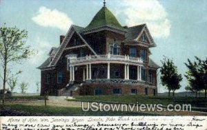 Home of Hon WM Jennings Bryan in Lincoln, Nebraska